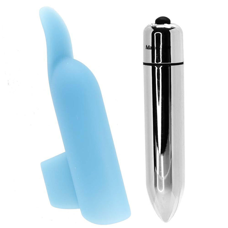 Blue Dolphin Silicone Finger Vibe